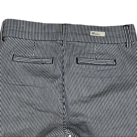 KUT FROM THE KLOTH JENNY STRIPED TWILL BERMUDA WALKING SHORTS - Picture 7 of 14